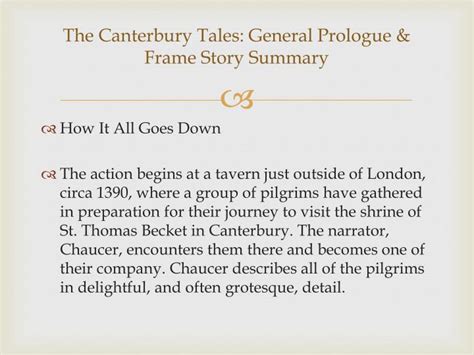 Ppt The Canterbury Tales Powerpoint Presentation Id
