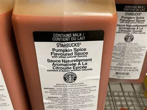 Starbucks Pumpkin Spice Syrup Starbmag