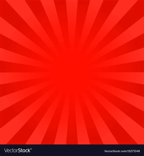 Bright Red Rays Background Royalty Free Vector Image