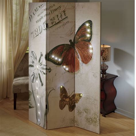 Butterfly Light Up Room Divider Seventh Avenue