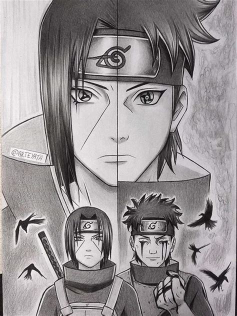 Itachi And Shisui Art This Is Naruto Amino