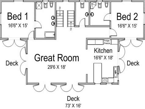 Guest House Floor Plan Back Yard Guest House Floor Plans