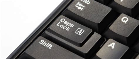 How To Use The Shift Key To Disable Caps Lock
