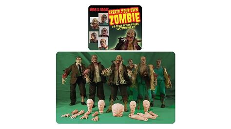 Create Your Own Custom Zombie Action Figure Kit