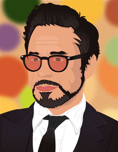 Robert Downey Jr Vector Portrait By Thepivotsxxd On Deviantart