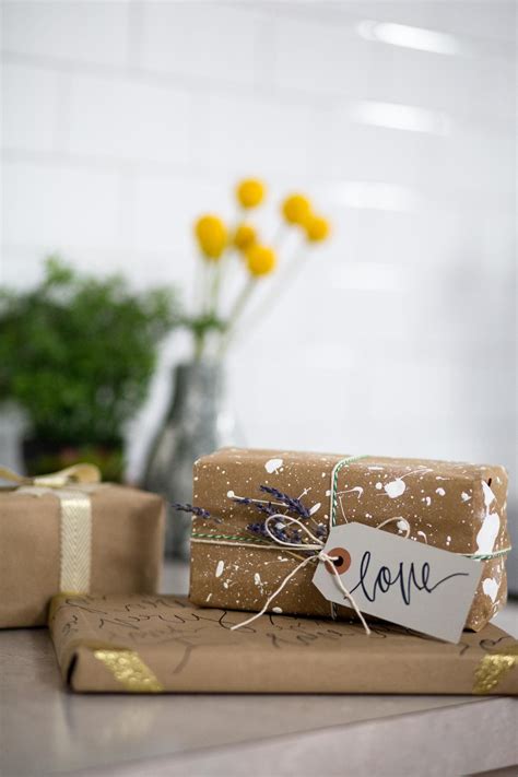 Turn Brown Paper Grocery Bags Into Chic Diy T Wrap Get More Easy