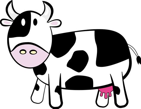 Clipart Cartoon Cow