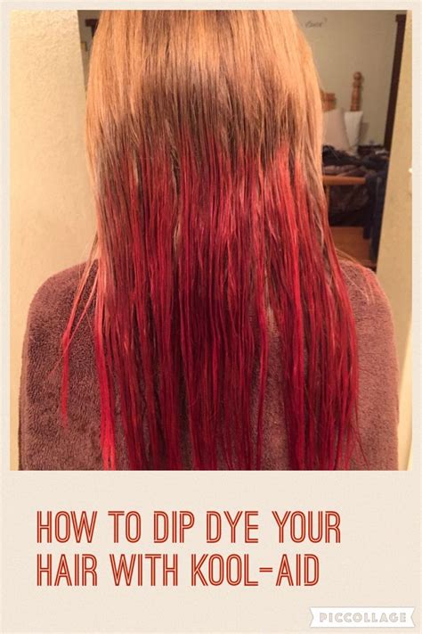 How To Dip Dye Your Hair With Kool Aid A Tutorial Kool Aid Hair Dye