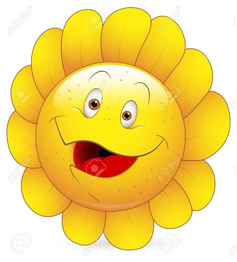 Smiley Vector Illustration Sunflower Smiley Smiley Face Images