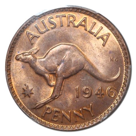 Old pennies worth money 1946. Australian 1946 Penny Brilliant UNC - Wynyard Coin Centre