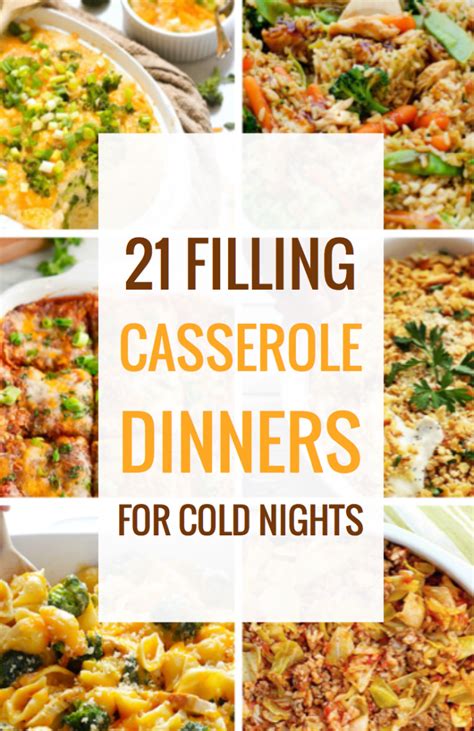 Filling Casserole Dinners For Cold Nights Parade