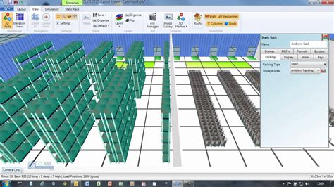 The secret is not just to do warehouse layout design but to integrate the design with your inventory tracking! CLASS Warehouse Layout and Simulation - YouTube