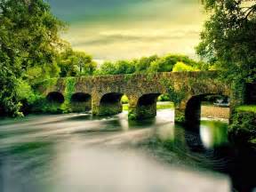 Hd Zen Wallpapers Y9350 Ireland County Kerry Stone Bridge Over