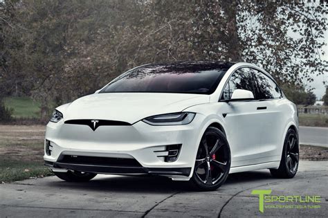 Custom Tesla Model X With Bentley Red Interior Selling For