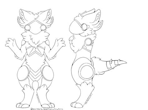 Anthro Fursona Base Pictures to Pin on Pinterest - PinsDaddy