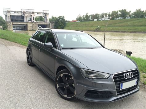 Audi A3 Sportback 8v Tdi 150 Quattro Ambition Luxe Pack S Line Gris