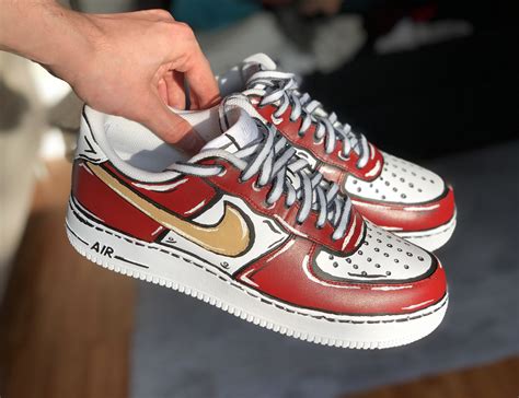 Air Force 1 Custom Comic Painting Custom Sneakers Diy Nike Shoes Air