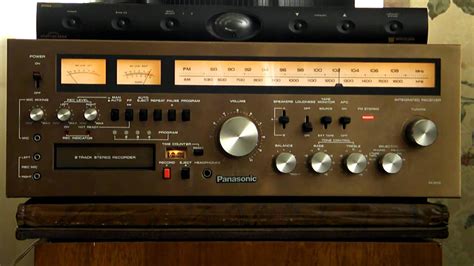 Vintage Panasonic Ra 6600 Receiveramplifier With 8 Track Player