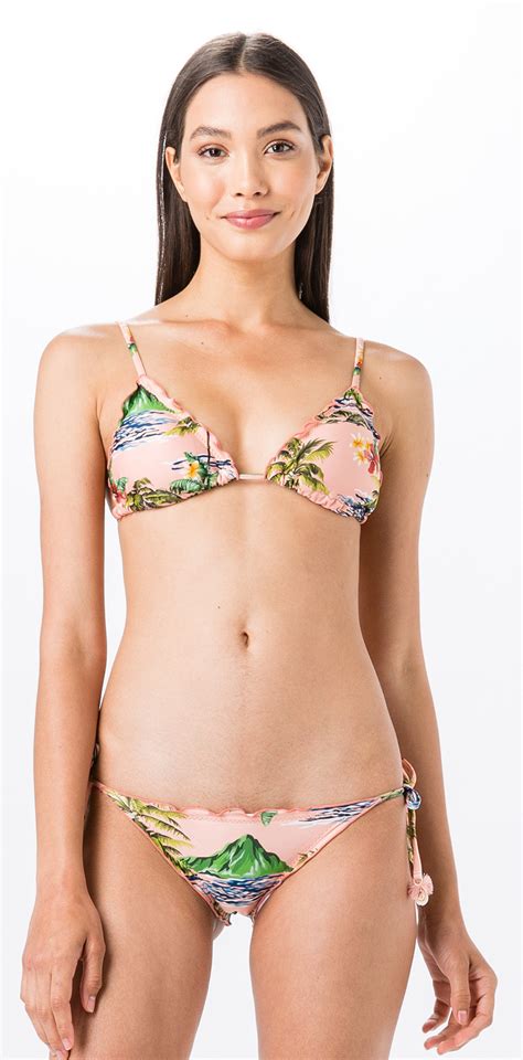 Two Piece Swimwear Frufru Nude Aloha Brand Salinas
