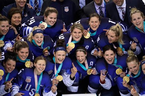 Us Womens Hockey Team Wins Olympic Gold Against Canada In Shootout