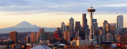 Seattle Rainier Mount Landscape Desktop Skyline Wallpapers