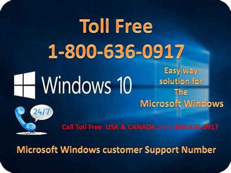 Microsoft Windows Customer Support Number Toll Free 1 800 636 0917