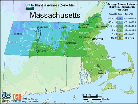 Plant Hardiness Zones Massachusetts Climate