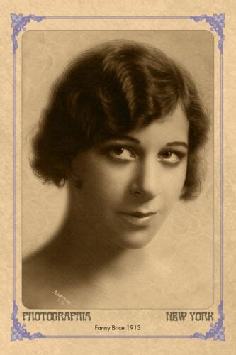 Fanny Brice 1913 Vaudeville Ziegfeld Comedy Star Vntge Photo A Rp Cabinet Card Ebay