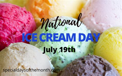 National Ice Cream Day July 2016
