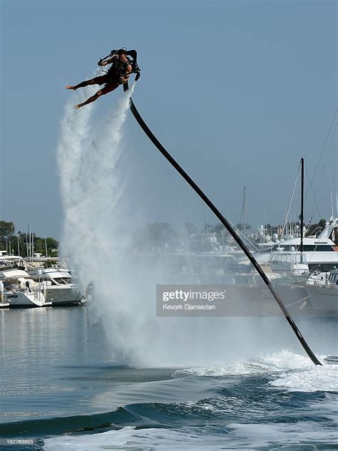 Dean Omalley Flies Using A Jetlev A Water Powered Jetpack Flying
