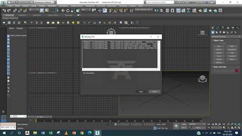 Solved Missing Dlls While Opening Files In 3ds Max 2017 Youtube