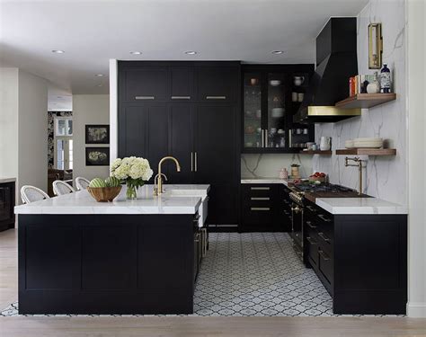 Dovetail drawers with solid wood sides. 80 Black Kitchen Cabinets - The Most Creative Designs ...