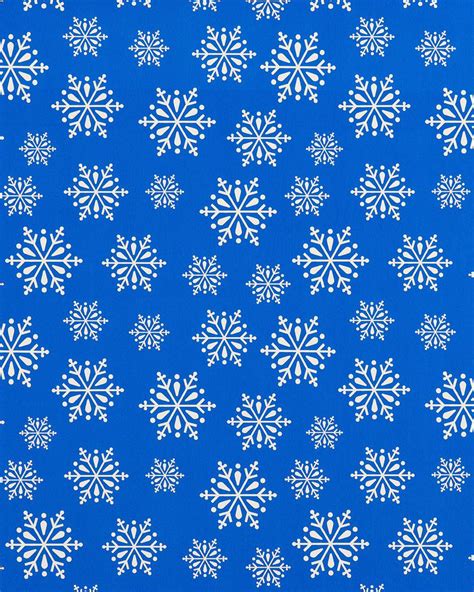 Blue Snowflake Snowmen And Script Christmas Wrapping Paper 3 Roll