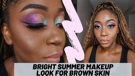 Summer Makeup Tutorial For Brown Skin 2020 How To Do A Colourful