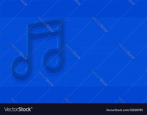 Abstract Music Notes For Background Design Vector Image