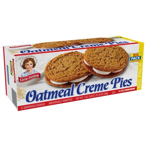Little Debbie Big Pack Oatmeal Creme Pies 32 Oz