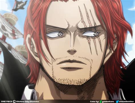 That is who red hair shanks or akagami no shanks is. Shanks // One Piece cap. 957 by goldenhans on DeviantArt ...