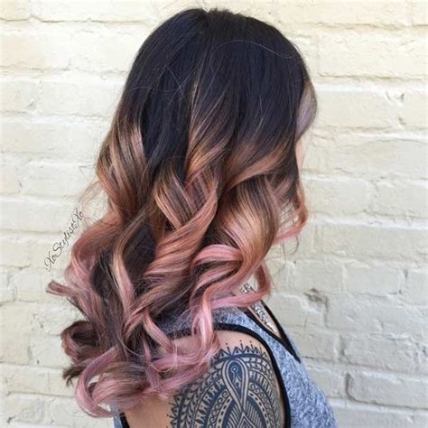22 trendy rose gold hair color ideas