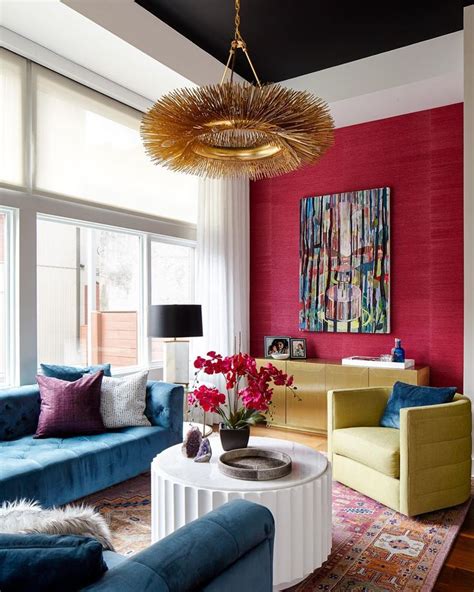 Pretty And Playful In 2020 Funky Living Rooms Luxe Living Room
