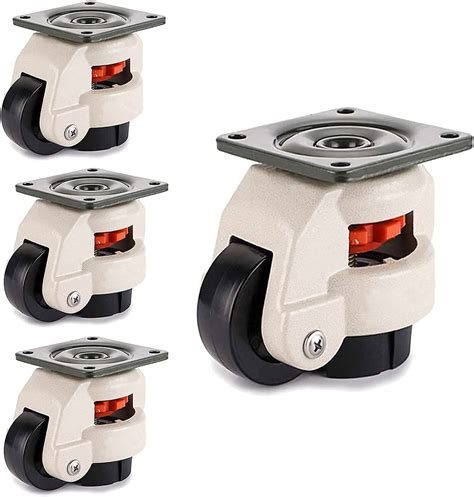 Buy Tonchean 4 Pack Heavy Duty Leveling Casters Leveling Feet Wheels