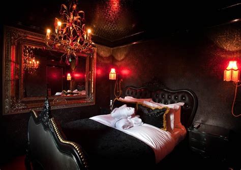 Blackgold And Red Goth Room More Spooky Bedroom Decor Goth Home