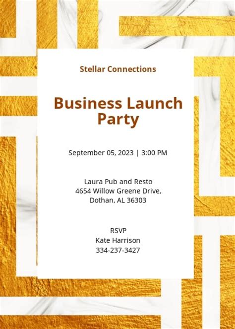 Free Product Launch Event Invitation Template Word Doc Psd