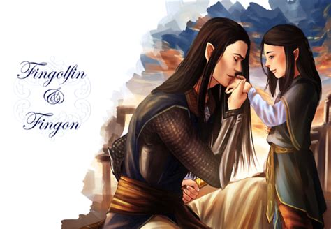 Fingolfin And Fingon By Niyochara Middle Earth Tolkein Tolkien Elves