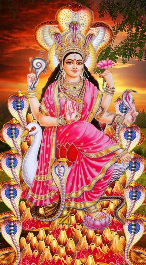 🐍 Maa Manasa Devi 🐍 Kali Hindu Hindu Deities Hindu Gods