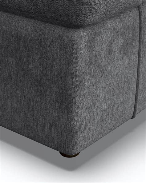 Minx Chenille Corner Sofa Teako