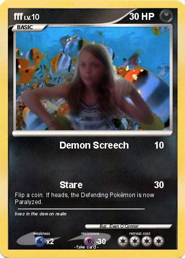 Pokémon Fff 12 12 Demon Screech My Pokemon Card