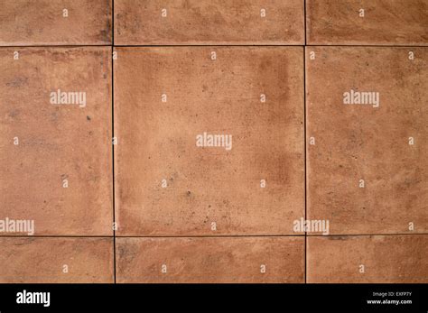 Closeup Detail Of A Ocher Stone Tile Wall Background Stock Photo Alamy