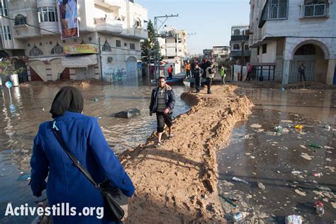 Photos Gazas Streets Remain Flooded A Week After Storm 972 Magazine 58c