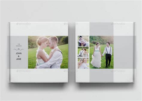 The number of pages that you can put in a photo book varies on the size of the book, with most up to 150 pages, counting front and back separately. Minimalist Square Wedding Album by adekfotografia | GraphicRiver
