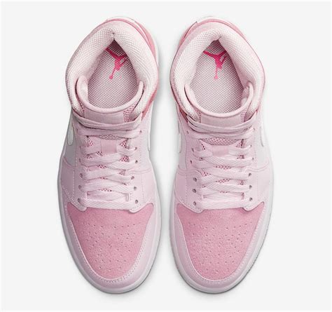 Air Jordan 1 Mid Digital Pink Cw5379 600 Release Date Info Sneakerfiles